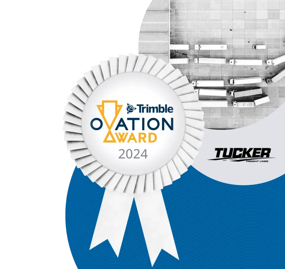 Tucker Freight Lines Recognized as a 2024 Trimble Ovation Award Winner