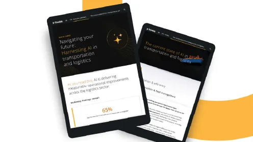 Harnessing AI in transportation and logistics | Trimble white paper