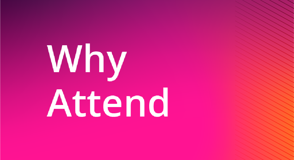 Why attend in-person