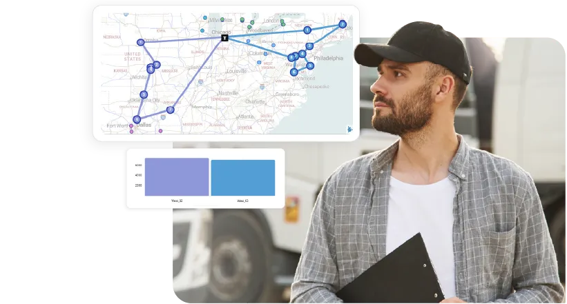 Test drive our multi-vehicle route optimization API