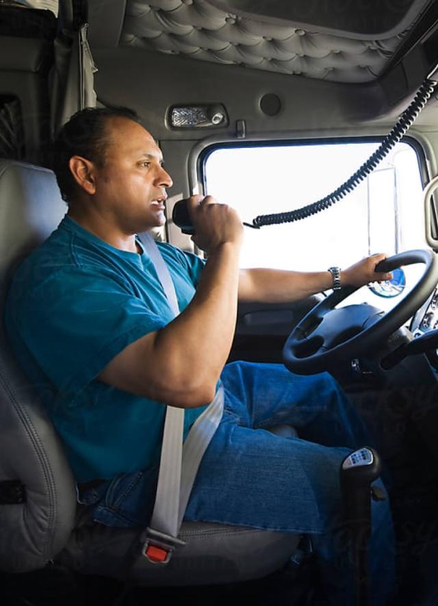 driver making deliveries