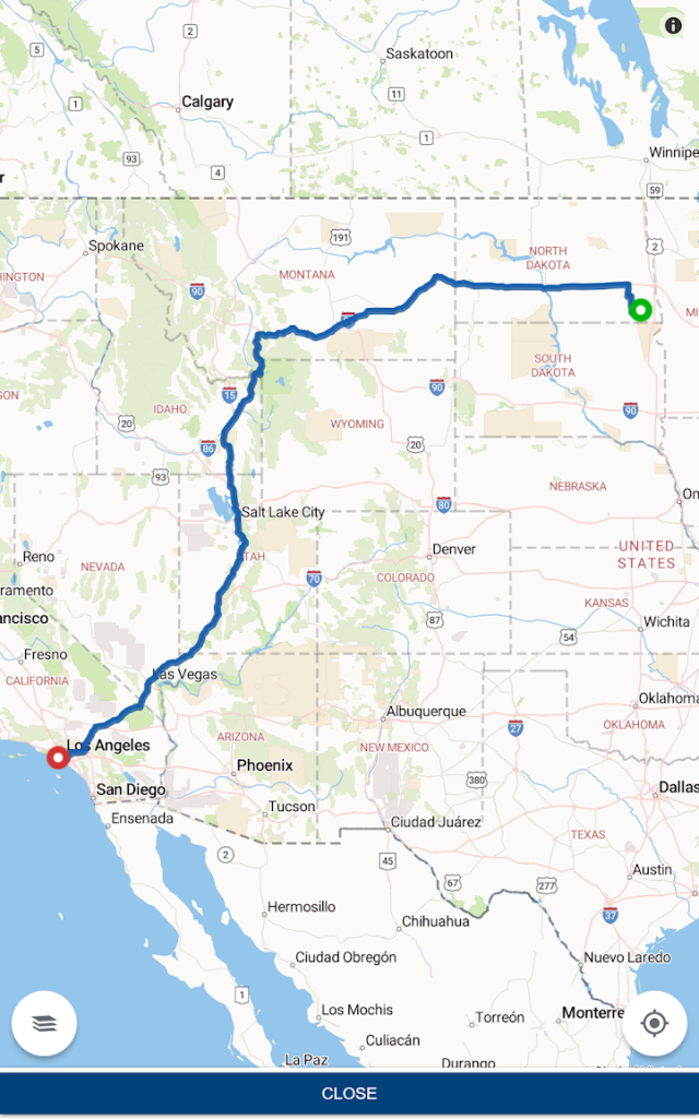 Dispatch map on TMW GO!