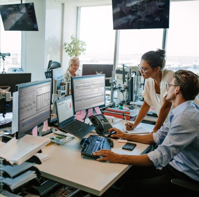Brokers in office using TMW.Suite