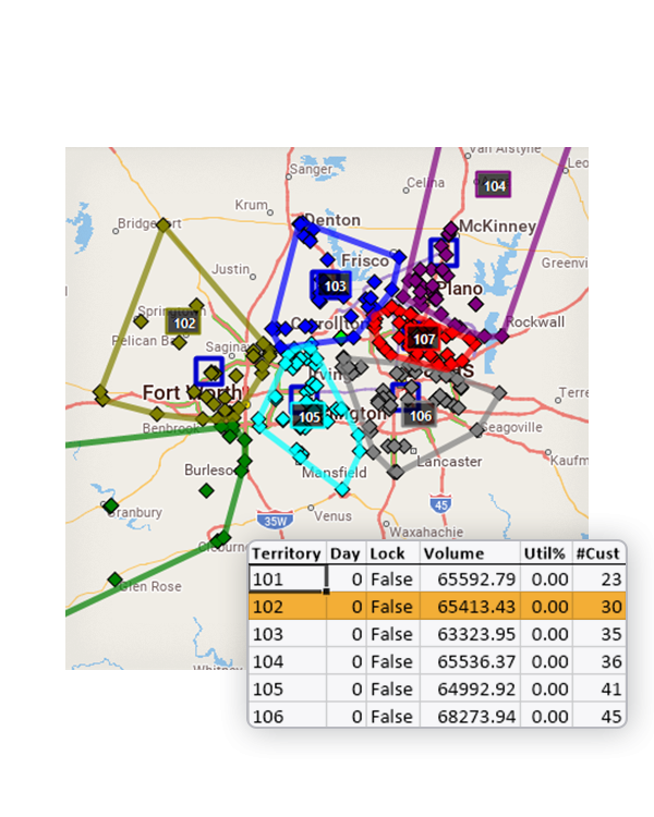 Appian Analyst Territory Planning Screenshot