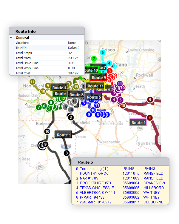 Appian Analyst Route Planning Screenshot