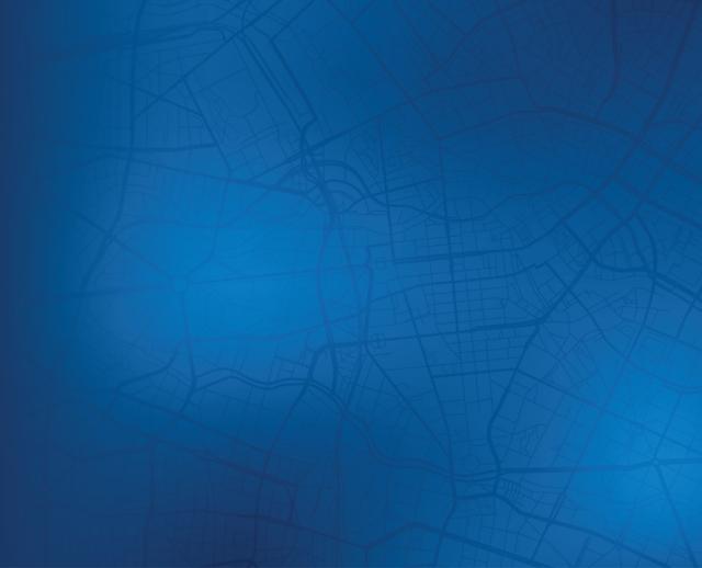 Map with blue overlay