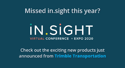 in.sight 2020 Product Launches