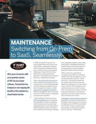 Maintenance: Switching from On-Prem to SaaS, Seamlessly