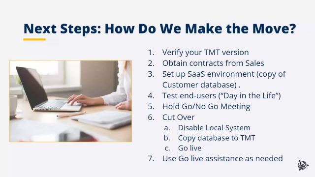 For Maintenance Success, TMT SaaS is in Your Future Webinar Session-2