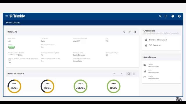 Trimble Fleet Manager - Asset Personnel Management 2021-07-27