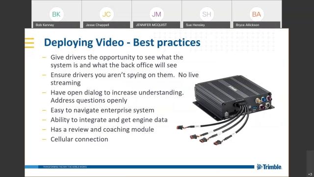Webinar: Safety and Litigation through the Camera Lens Hosted By Transport Topics