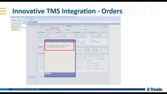 TMS - Managing Your Lane Commitments and Preferences 9.11.2019
