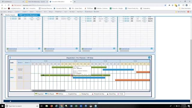 TMS - Consolidating Your Ops Information Into One Screen 11.13.2019