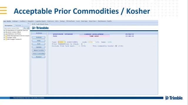 TMS - New Module for IES - Tank Wash Monitoring
