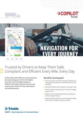 CoPilot Truck Navigation for Every Journey - North America