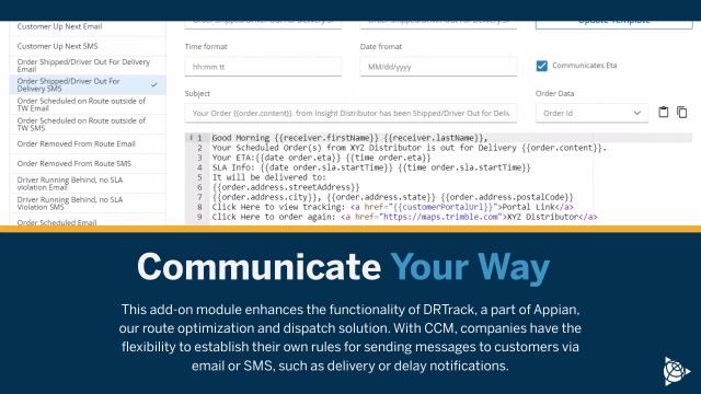 Customer Communication Manager Overview