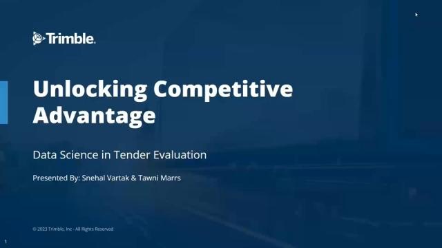 Unlocking Competitive Advantage: Data Science in Tender Evaluation