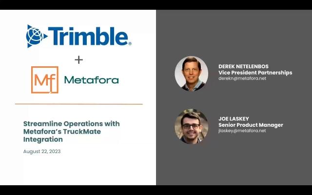 Streamline Operations with Metafora’s Truckmate Integration