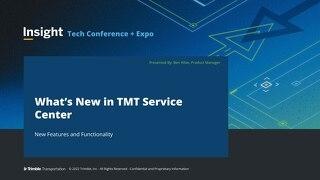 What's new in TMT Service Center