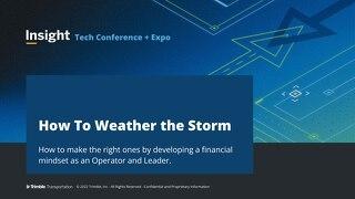 Strategic Operations: How to weather the storm of decreasing volumes and rates, while expenses are on the rise