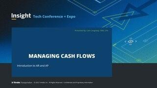 Getting Control of Your Cash Flow:  Introduction to TruckMate's AR & AP System