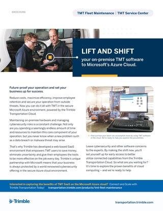TMT Fleet Maintenance & Service Center Conversion Brochure