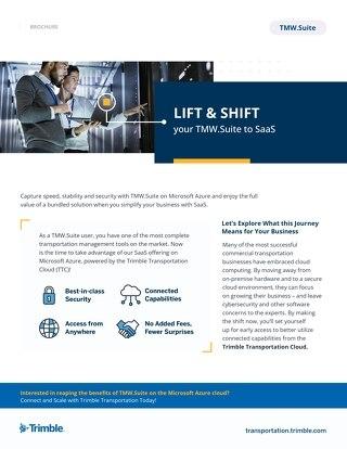 TMW.Suite TMS SaaS Conversion Brochure