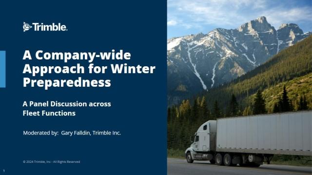A Company-wide Approach to get Your Fleet Ready for Winter